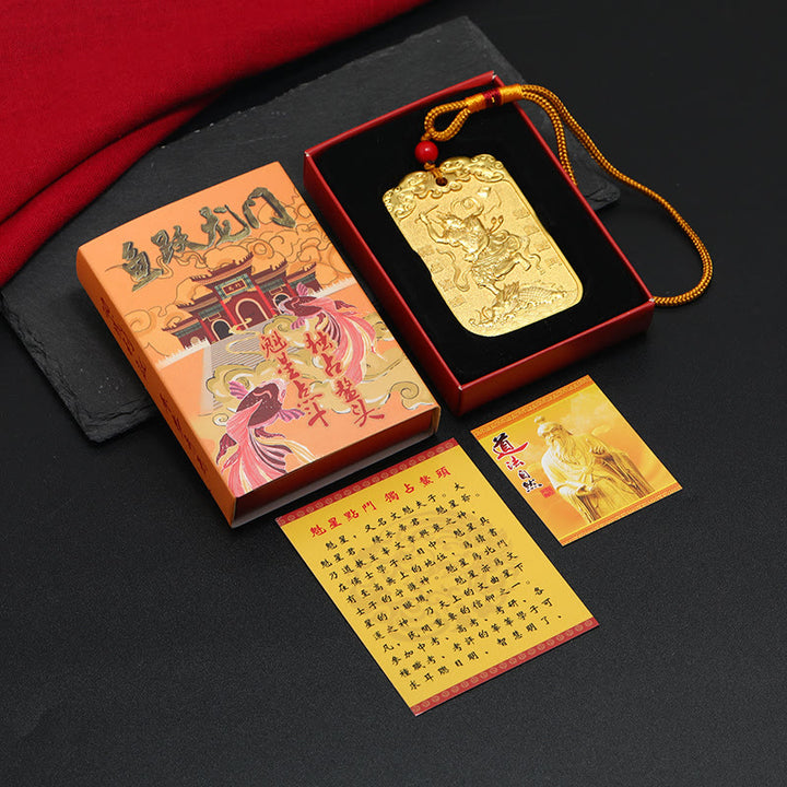 Buddha Stones Feng Shui Pomyślna Gwiazda Wenchang Pen Pagoda Koi Fish Samochód Wisząca Dekoracja