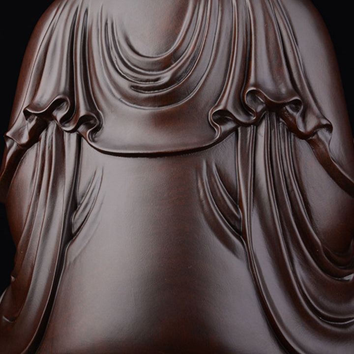 Buddha Stones Awalokiteśwara Hebanowy Lotos Harmonia Błogosławieństwo Dekoracja Domu - image 6