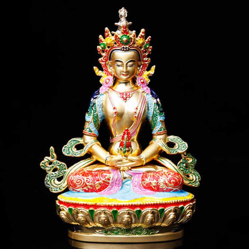 Buddha Stones Figurka Buddy Długowieczności Posąg Spokoju Dekoracja Domu