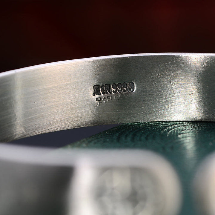Buddha Stones Feng Shui Pięć Monet Cesarskich Bransoletka Peanut Wealth Bangle