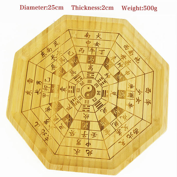 Mapa Feng Shui Bamboo Bagua Mapa Harmonii Energii - 12 chińskich znaków zodiaku 25 cm - image 33