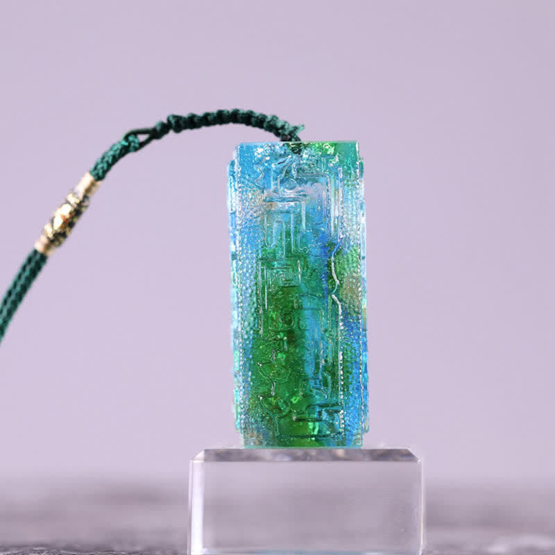 Feng Shui ręcznie robiony kryształowy element sztuki Liuli dekoracja domowego biura - image 8