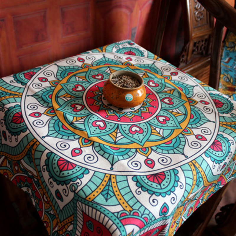 Boho Mandala Obrus Dekoracja Stołu Domowego