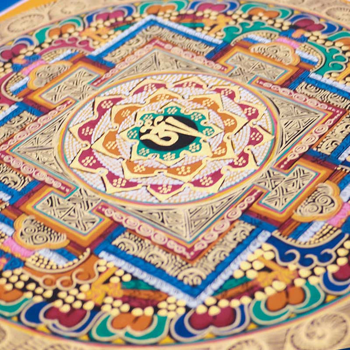 Tybetański ręcznie robiony obraz thangka Blessing Thangka Blind Box Losowy wzór kolorystyczny