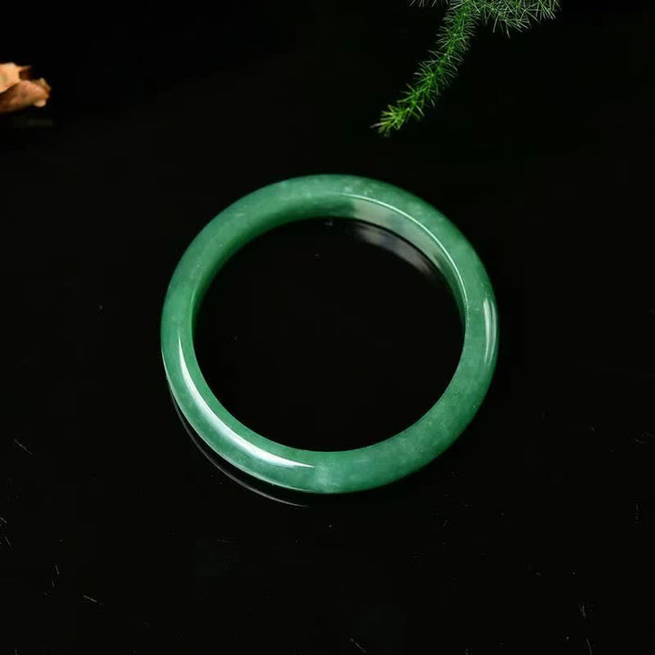 Bransoletka z Buddha Stones Jade Healing Abundance Protection Bangle