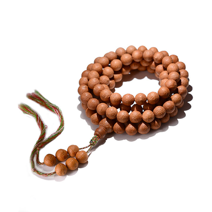 Buddha Stones 108 Mala Koraliki Nepal Bodhi Nasiona Szczęścia Bogactwo Bransoletka z frędzlami