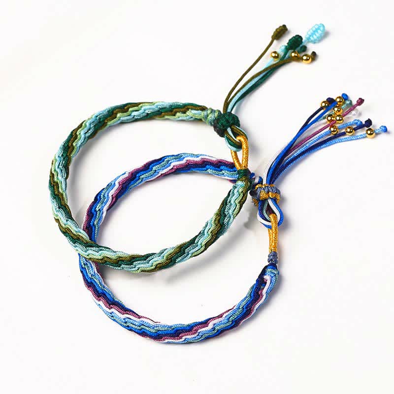 Bransoletka ochronna ze sznurka Reincarnation Knot Luck String