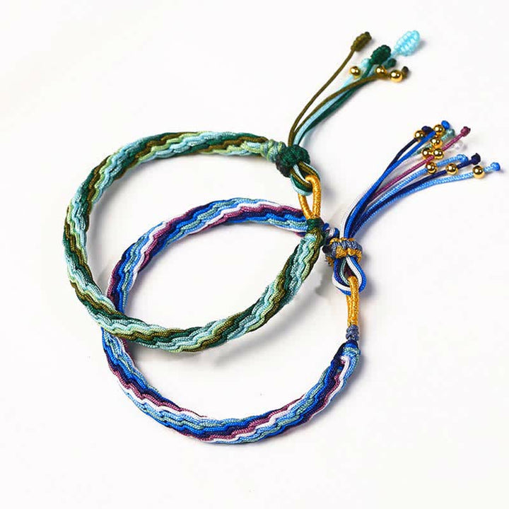 Bransoletka ochronna ze sznurka Reincarnation Knot Luck String