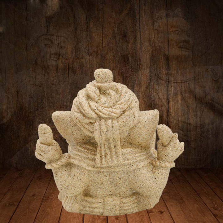 Ganesh Ganpati Słonia Statua Błogosławieństwo Ochrona Dekoracja Domu