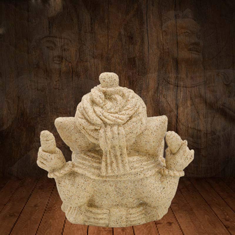 Ganesh Ganpati Słonia Statua Błogosławieństwo Ochrona Dekoracja Domu - image 7