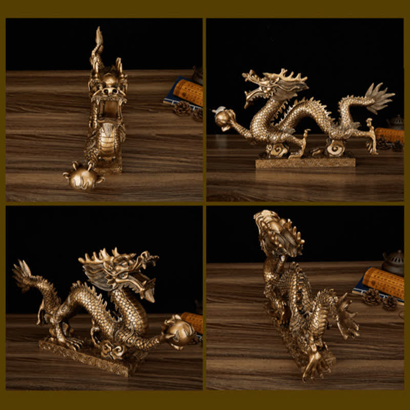 Buddha Stones Feng Shui Smok Pomyślny Chmura Bogactwo Szczęście Dekoracja - image 19