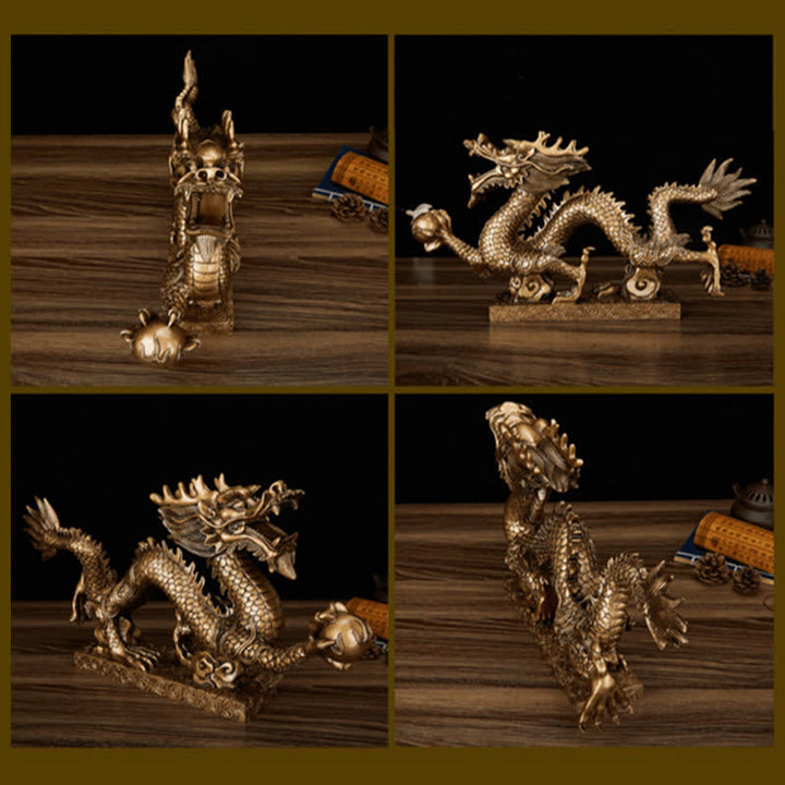 Buddha Stones Feng Shui Smok Pomyślny Chmura Bogactwo Szczęście Dekoracja - image 19