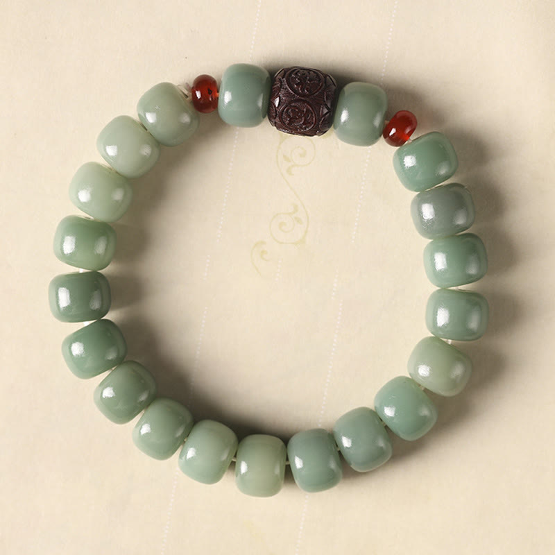 Buddha Stones Bodhi Nasiona Pomyślna Chmura Fu Charakter Koralik Bransoletka Pokoju