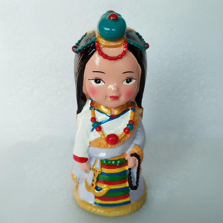 Buddha Stones malowane ręcznie tybetańskie figurki kreatywny dom biuro dekoracja samochodu ozdoba