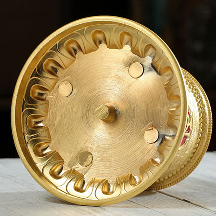 Buddha Stones Tybetańskie Błogosławieństwo Koło Modlitewne Dekoracja Samochodowa - image 13