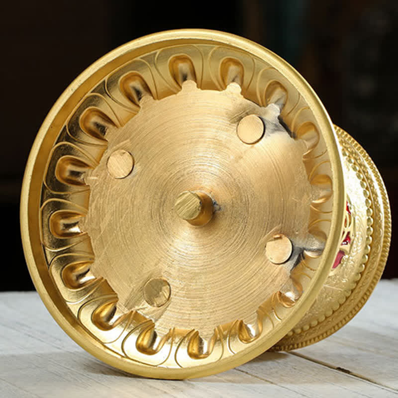 Buddha Stones Tybetańskie Błogosławieństwo Koło Modlitewne Dekoracja Samochodowa