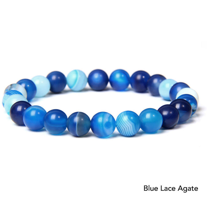 Bransoletka z koralików Natural Agat Stone Crystal Balance