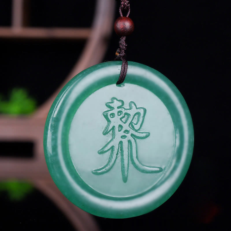 Naszyjnik z wisiorkiem Buddha Stones Green Aventurine Yin Yang Balance - image 5