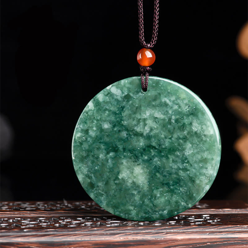 Naszyjnik z naturalnym jadeitem Kirin Abundance z Buddha Stones