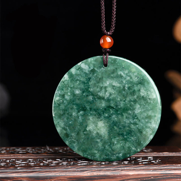 Naszyjnik z naturalnym jadeitem Kirin Abundance z Buddha Stones