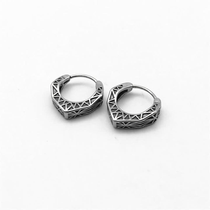 Kolczyki Viking Hoop Titanium Steel Balance - image 11