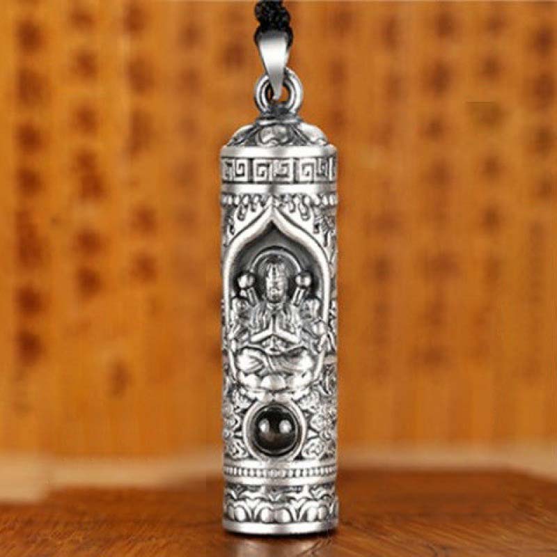 Chiński zodiak natalny budda projekcja naszyjnik dobrobyt wisiorek - Szczur - image 6