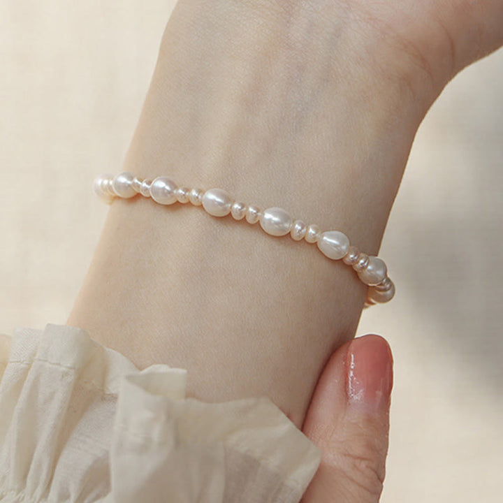 Bransoletka z naturalnych pereł kwiatowych Sincerity Bead