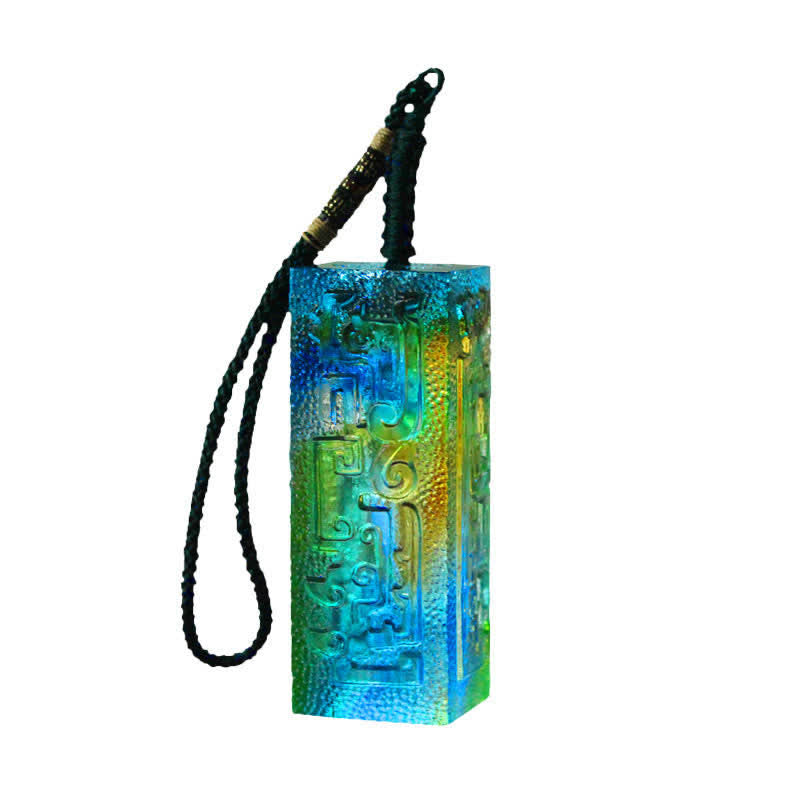 Feng Shui ręcznie robiony kryształowy element sztuki Liuli dekoracja domowego biura - image 5