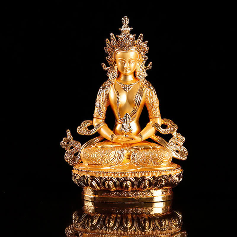 Buddha Stones Figurka Buddy Długowieczności Posąg Spokoju Dekoracja Domu
