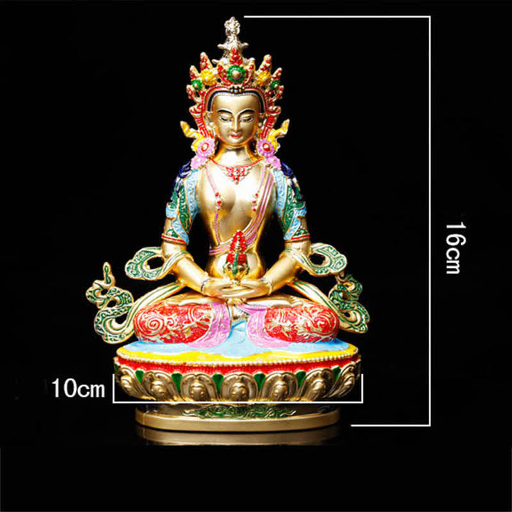 Buddha Stones Figurka Buddy Długowieczności Posąg Spokoju Dekoracja Domu