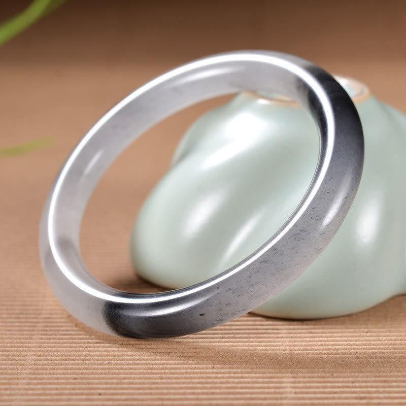 Bransoletka z naturalnego atramentu w kolorze złotego jedwabiu z jadeitu, Buddha Stones