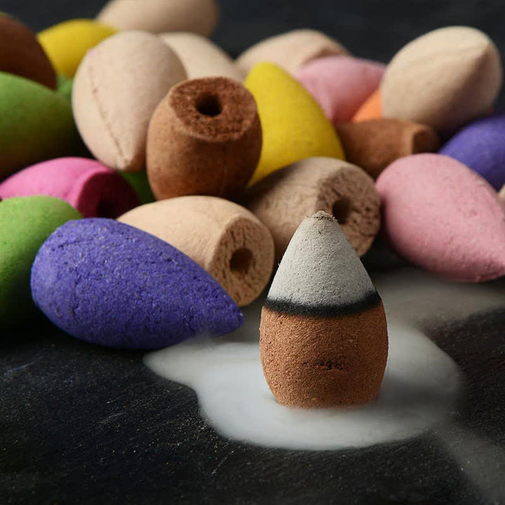 Buddha Stones Słodka Sowa Ceramiczna Fontanna Dymna Z Przepływem Wstecznym Medytacja Uzdrawiająca Kadzielnica Dekoracja