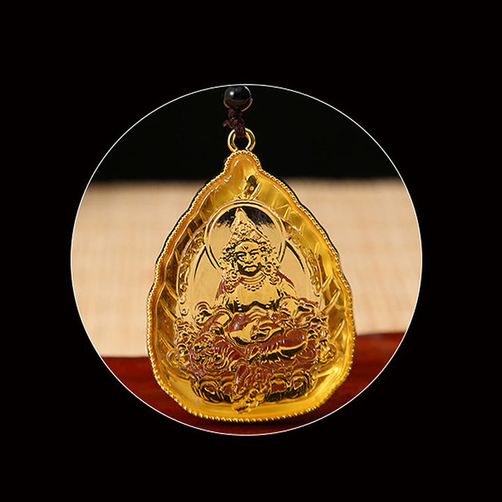 Tybetański Budda Liuli Kryształowy Naszyjnik Spokoju Wisiorek - image 4
