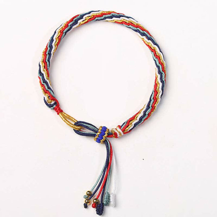 Bransoletka ochronna ze sznurka Reincarnation Knot Luck String