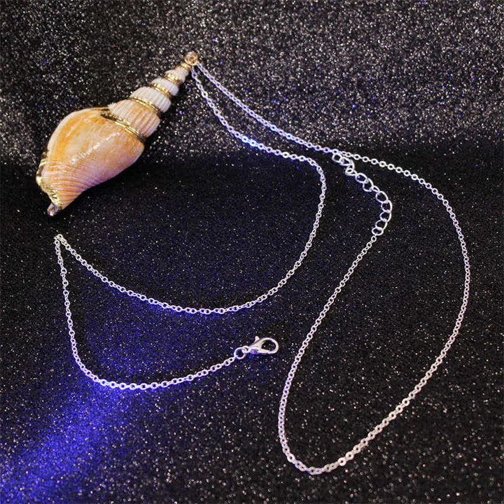 Naturalny naszyjnik z muszli Shankha Conch Shell z muszli morskiej