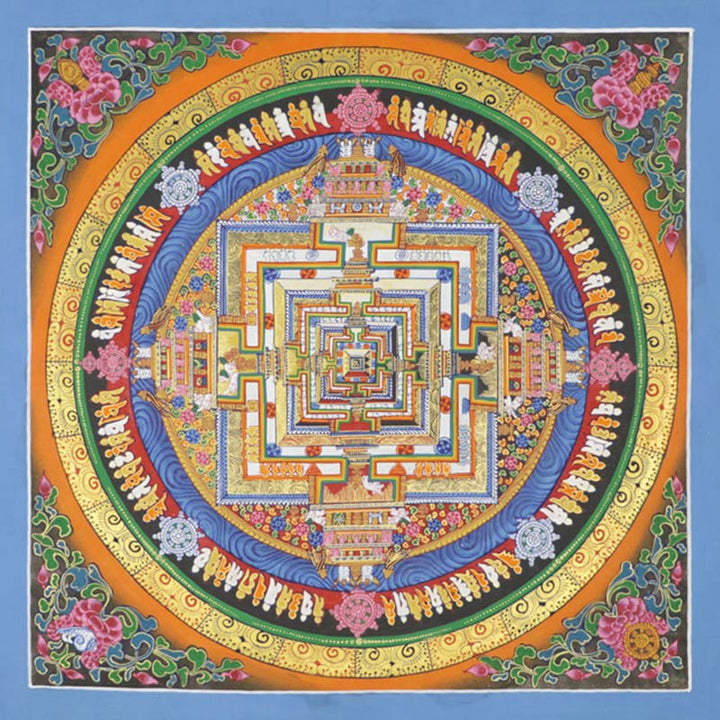 Buddha Stones Tybetańskie Thangka Malowanie Błogosławieństwo Ręcznie Robiona Dekoracja - image 8