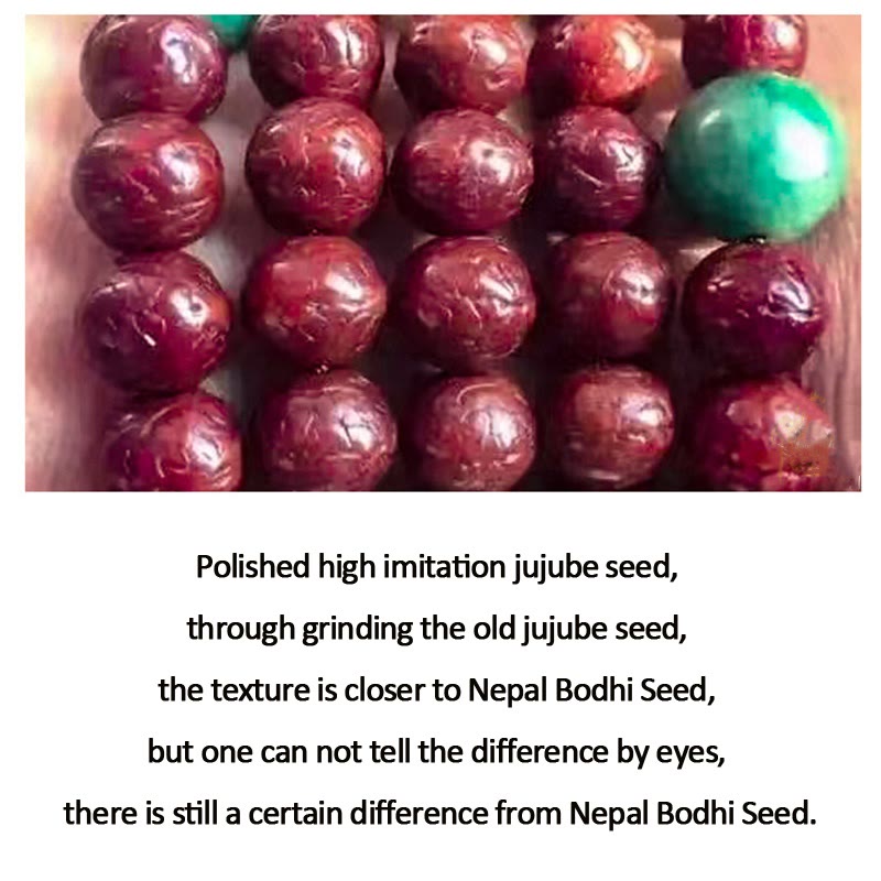 Buddha Stones 108 Mala Koraliki Nepal Bodhi Nasiona Szczęścia Bogactwo Bransoletka z frędzlami - image 13